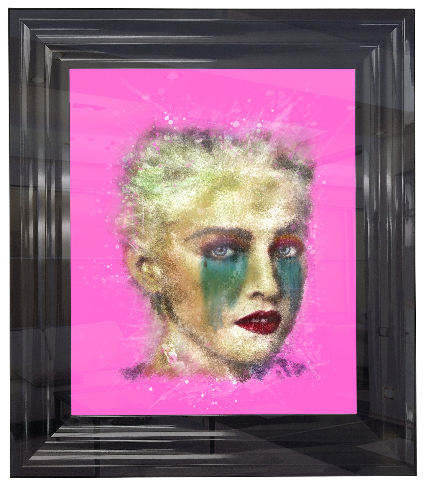 Framed Limited Edition Artwork Icon Series - Modonna 1/50 Signed by Saiint