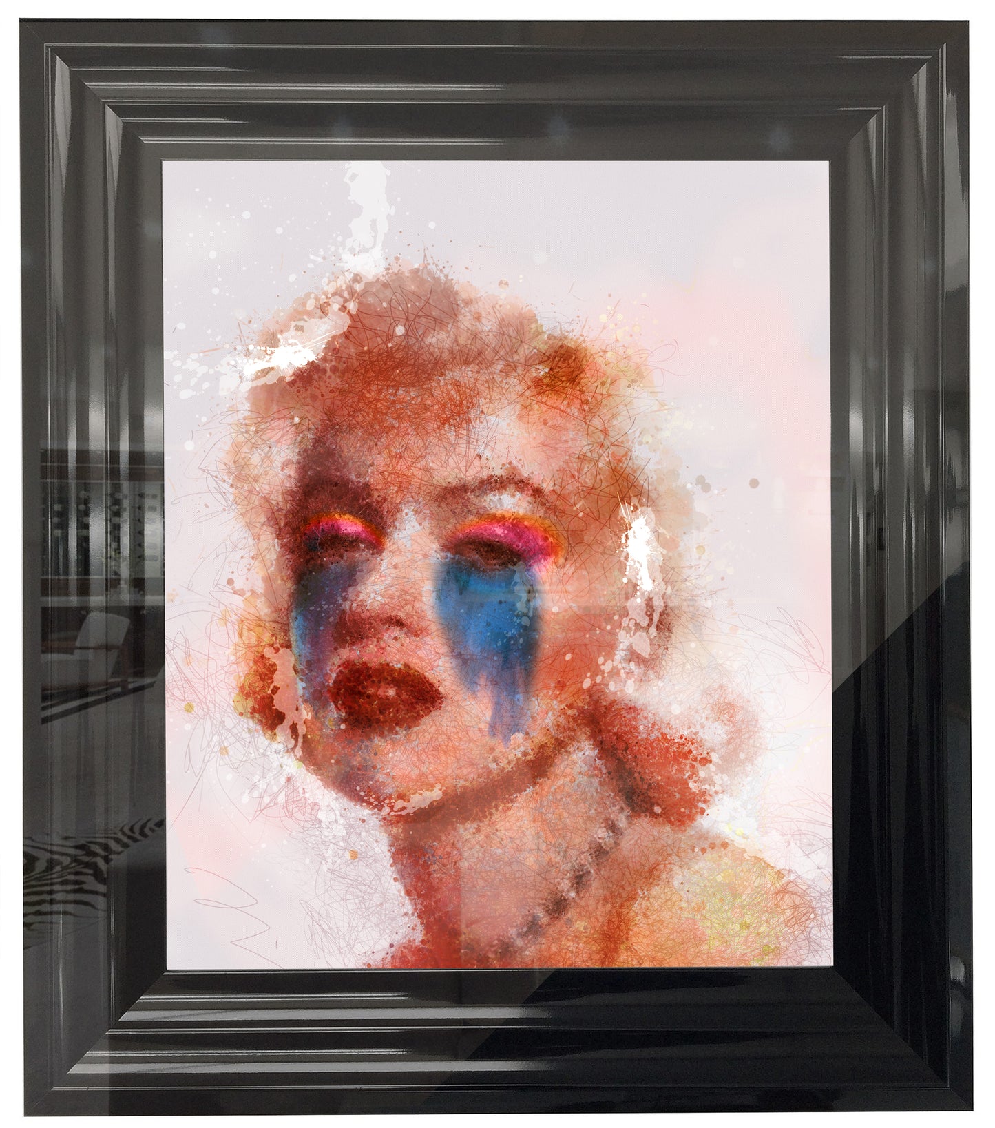 Framed Limited Edition Artwork Icon series - Monroe 1/50 Signed by Saiint